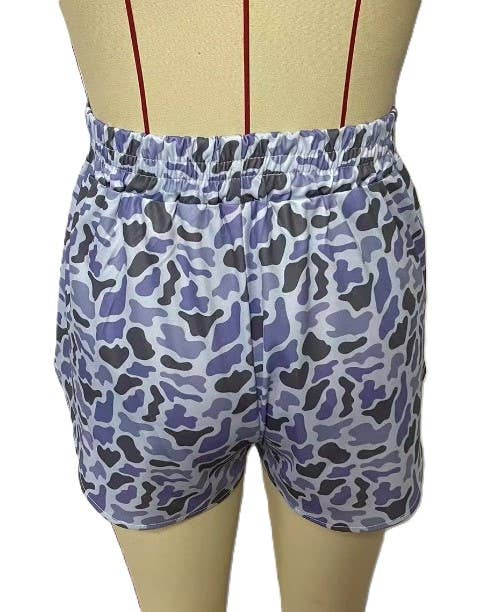 Digitally Printed Camouflage Shorts