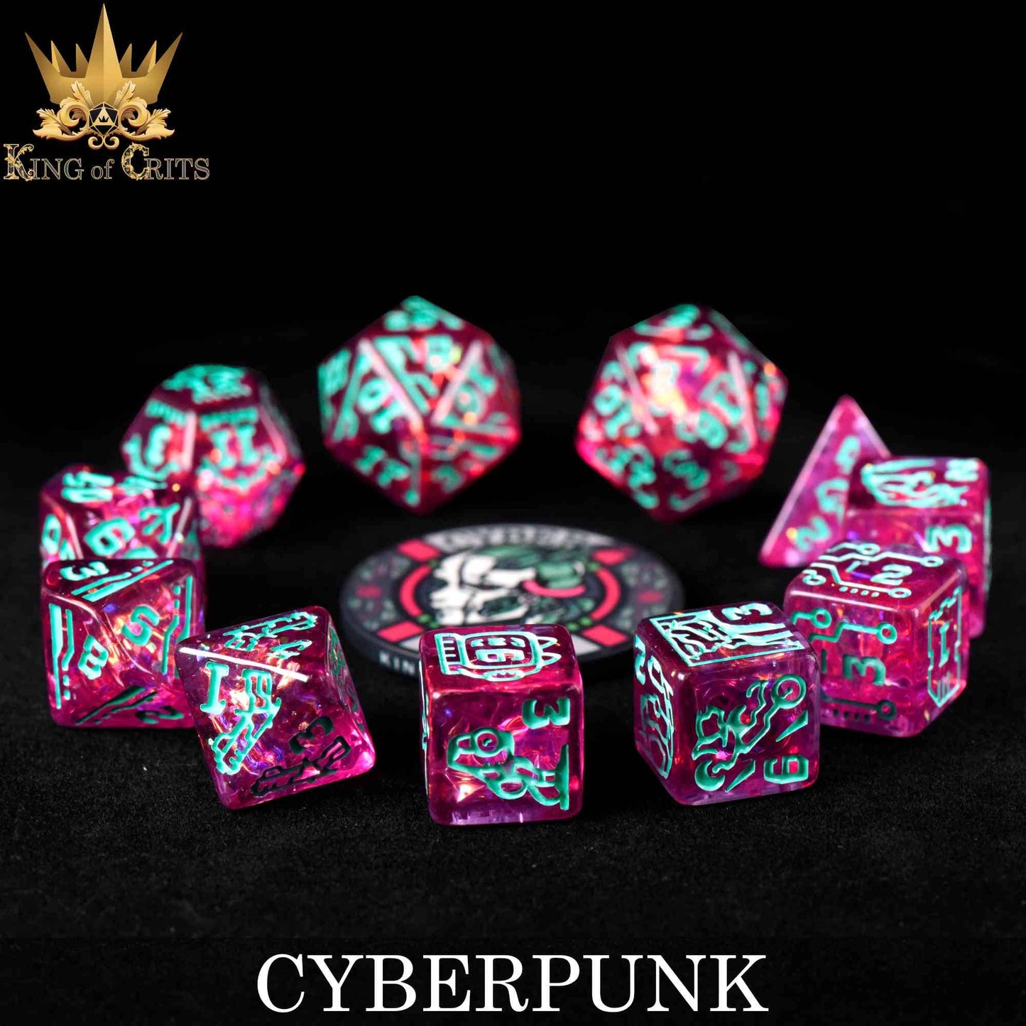 Cyberpunk - 11 Dice Set