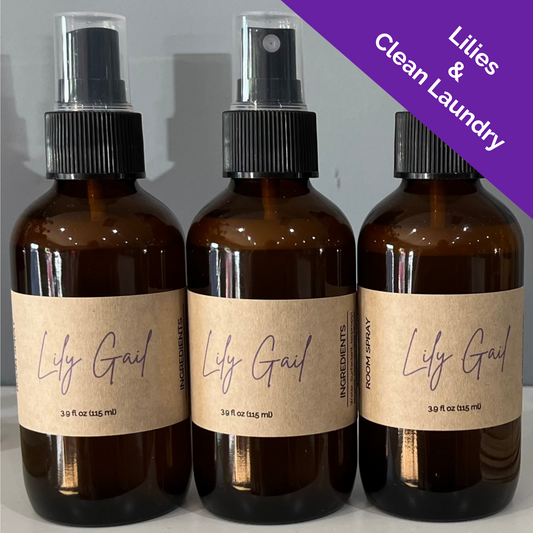 Lily Gail Room Spray - Lilies & Clean Laundry