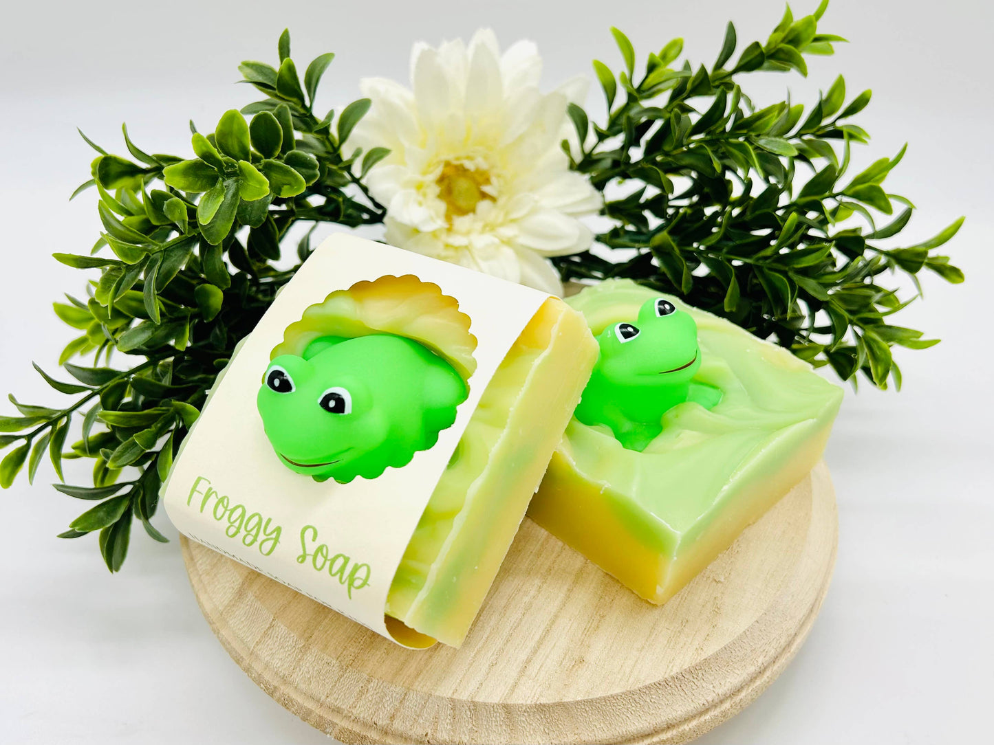 Froggy Handmade Novelty Soap Bar NATURAL VEGAN COLD PROCESS