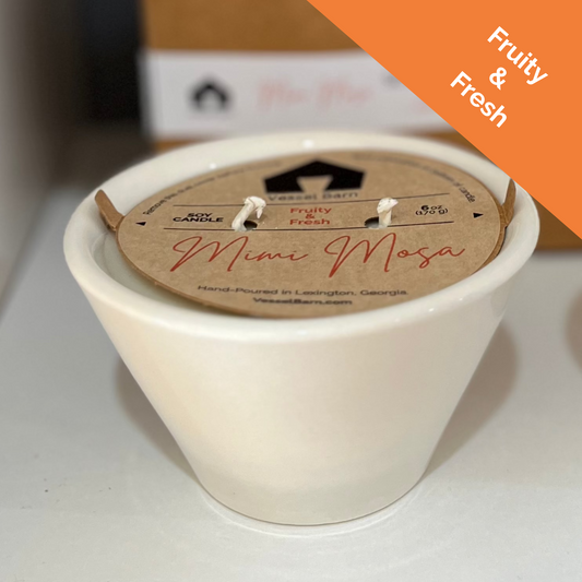 Mimi Mosa Soy Candle - Fruity & Fresh