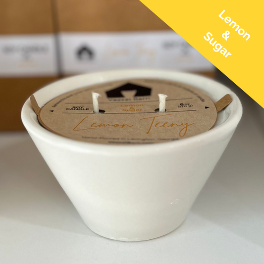 Lemon Teeny Soy Candle - Lemon & Sugar