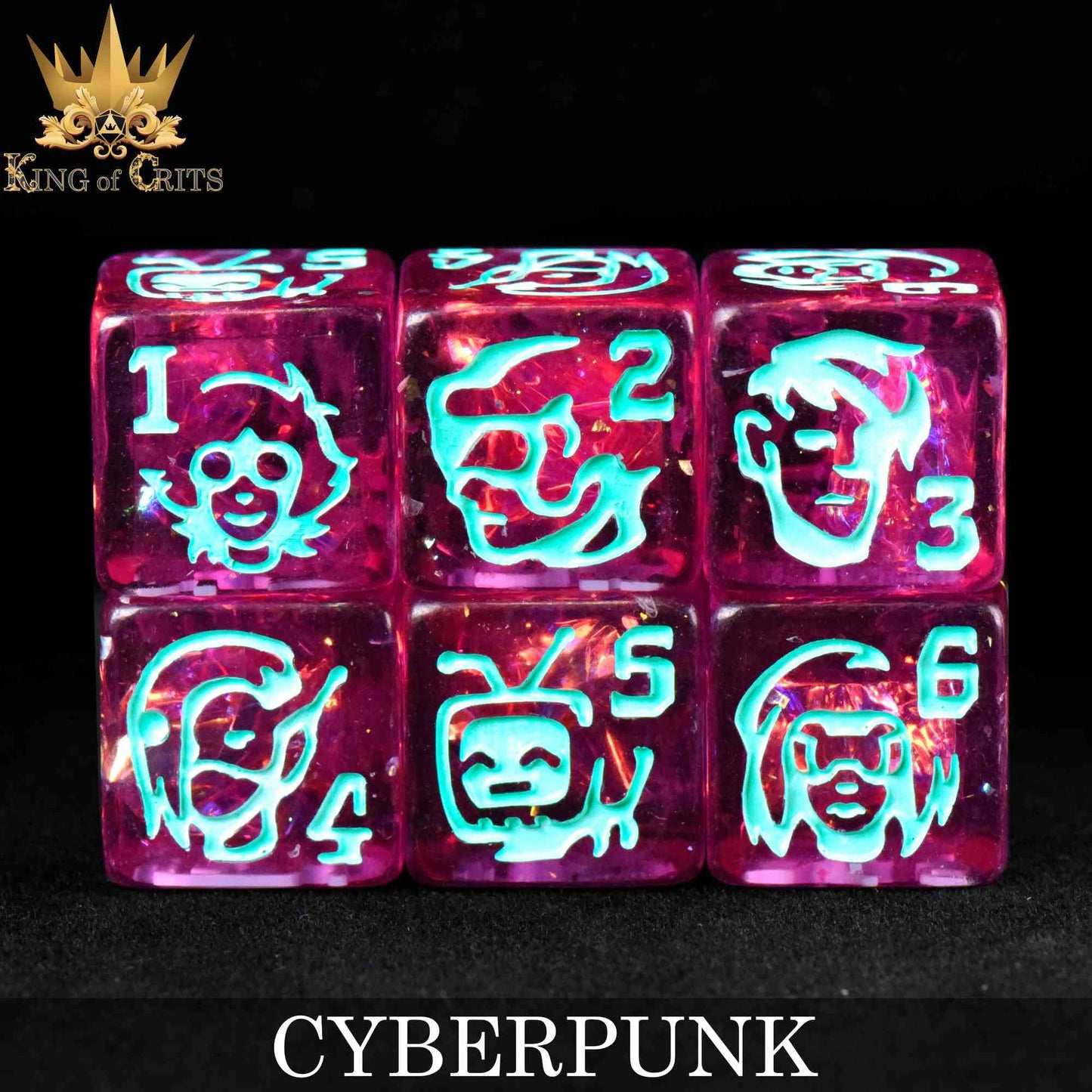 Cyberpunk - 11 Dice Set