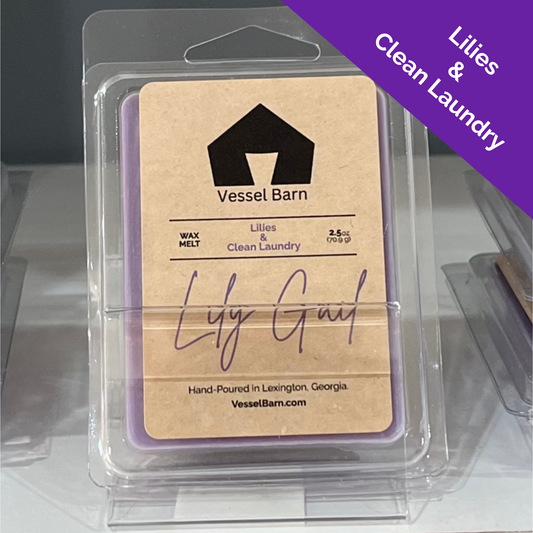 Lily Gail Wax Melt - Lilies & Clean Laundry
