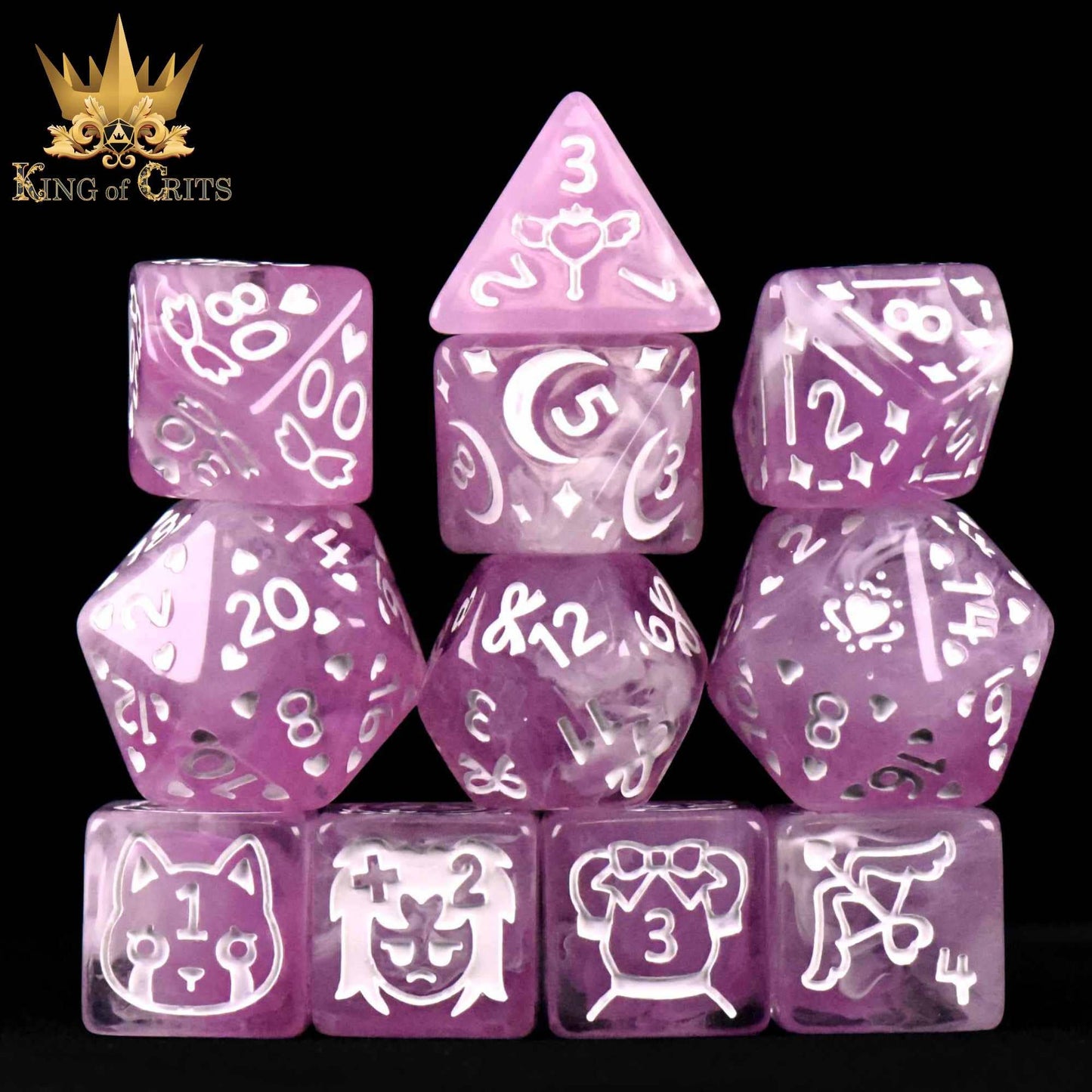 Magical Girls - 11 Dice Set