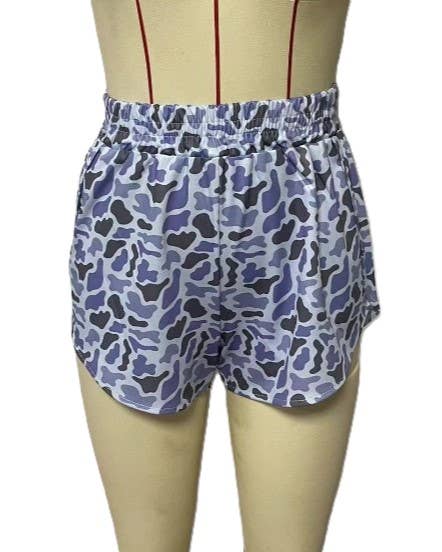 Digitally Printed Camouflage Shorts