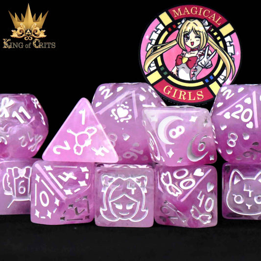 Magical Girls - 11 Dice Set