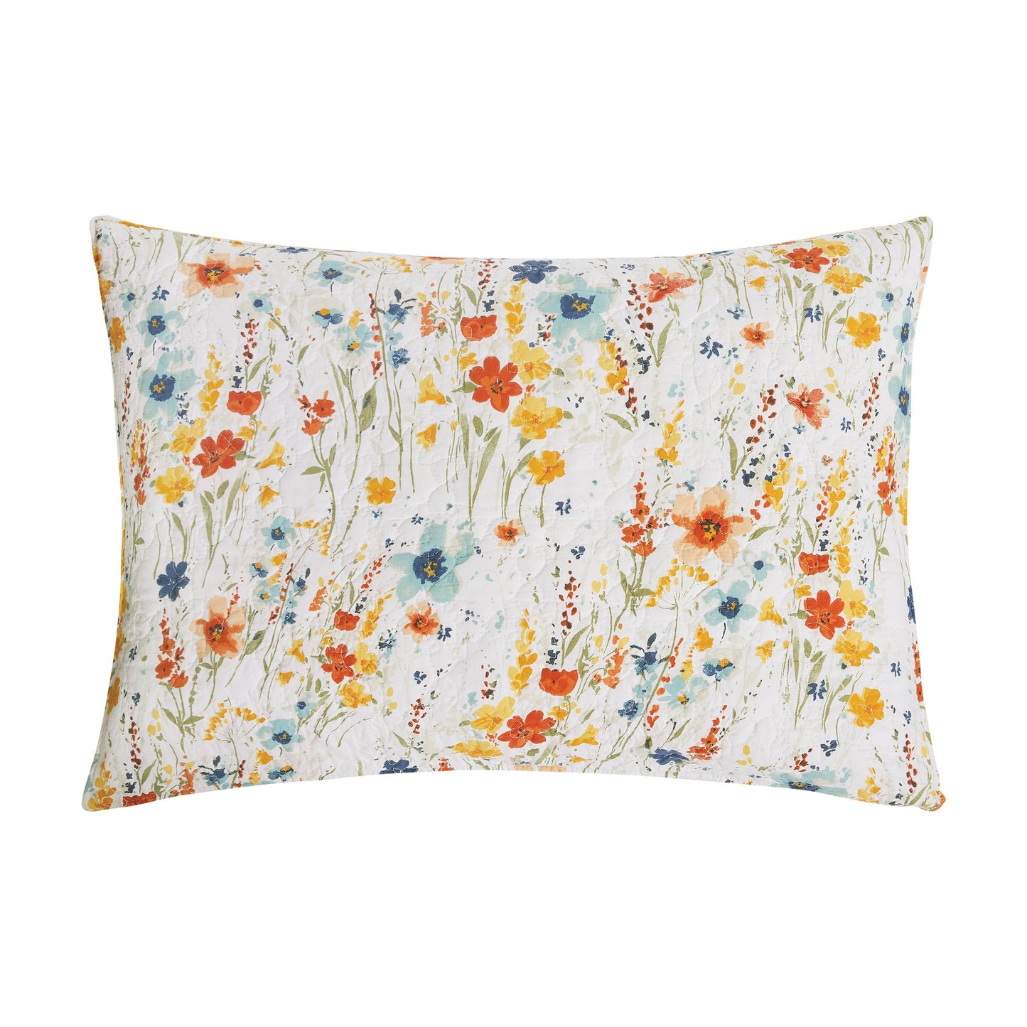 Sheila Watercolor Wildflower Floral Quilt Set