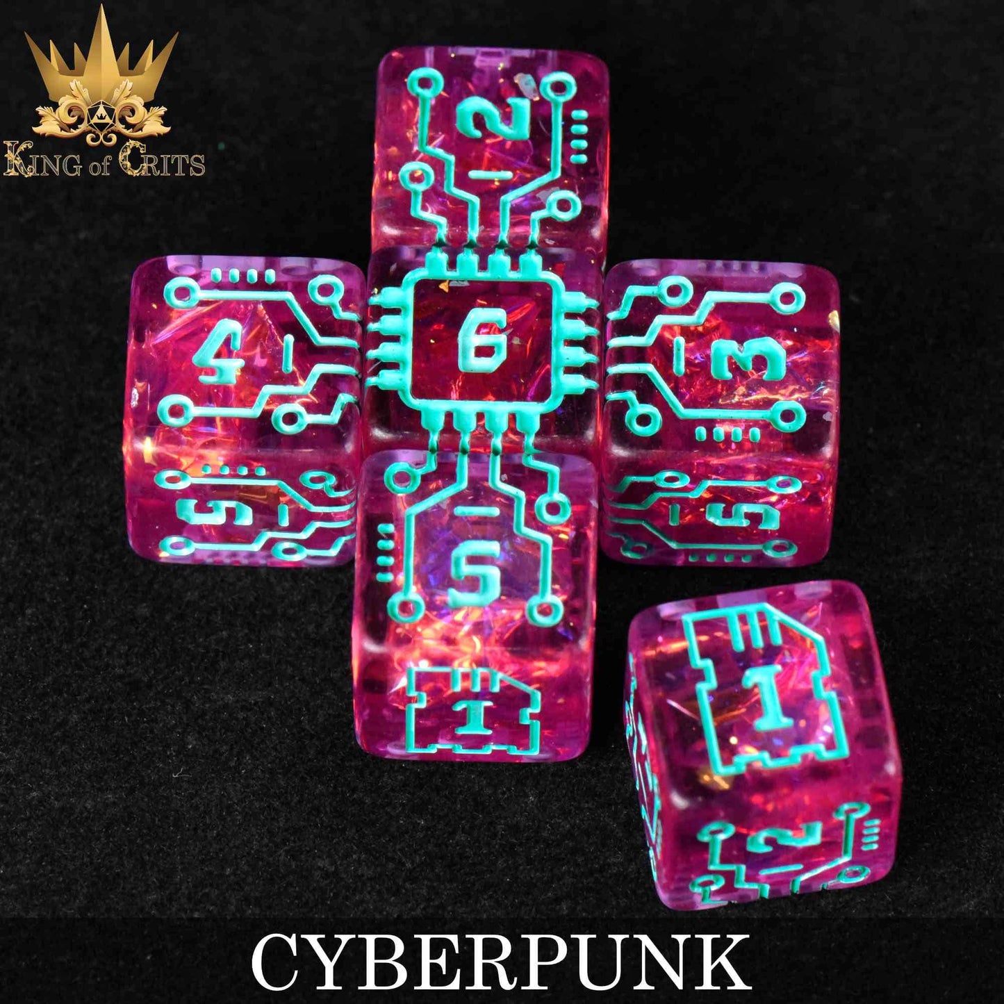 Cyberpunk - 11 Dice Set
