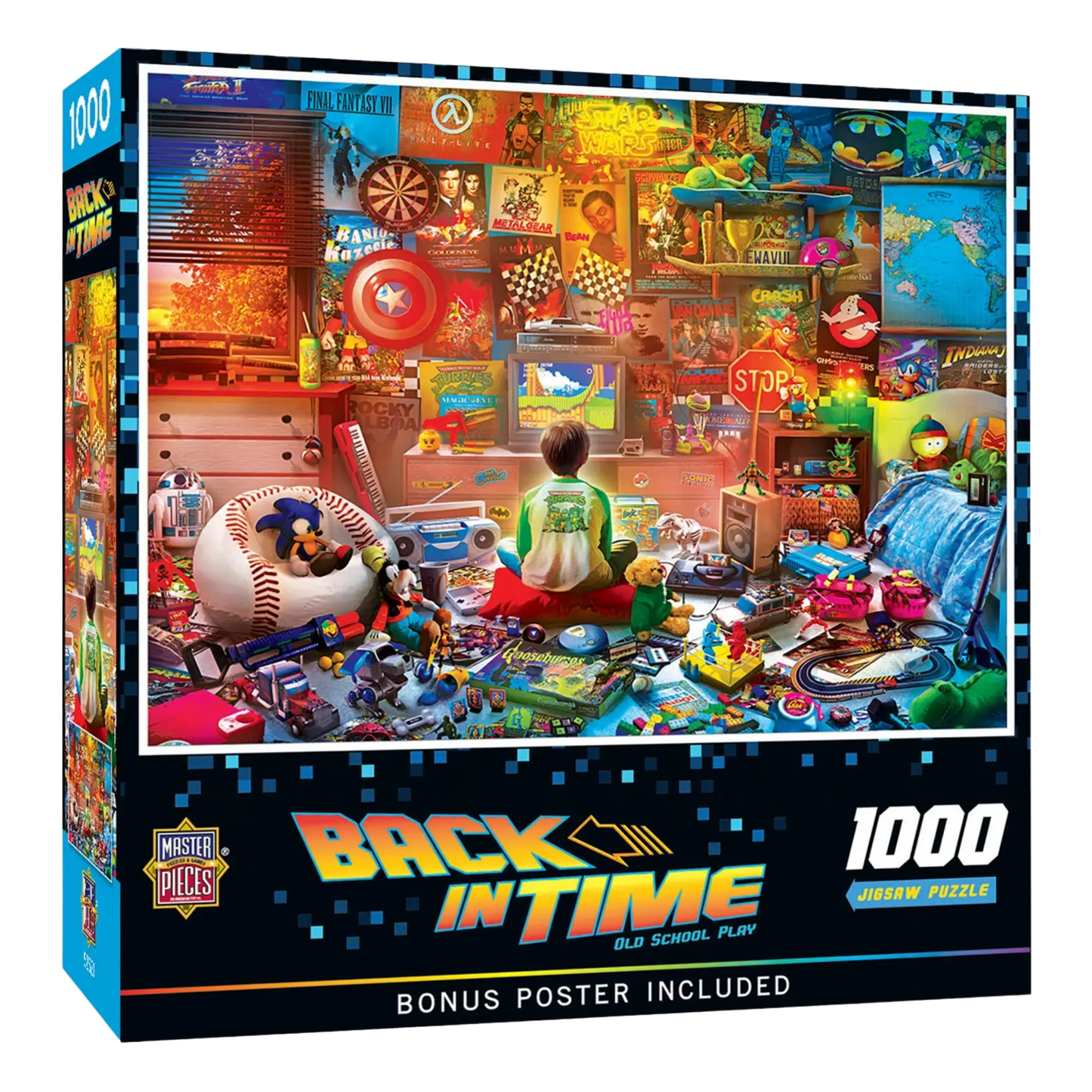 Back in Time - Old School Play 1000 Piece Jigsaw Puzzle