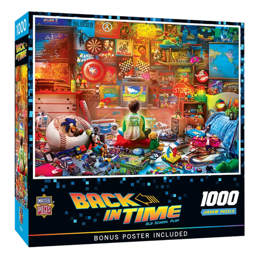 Back in Time - Old School Play 1000 Piece Jigsaw Puzzle