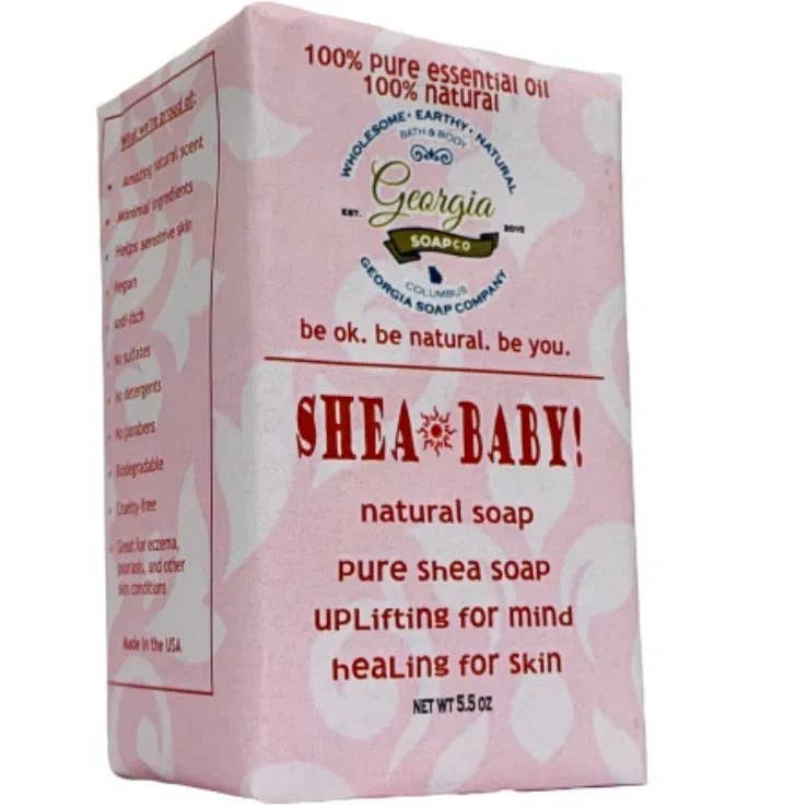 Shea Baby! Bergamot + Grapefruit 100% All-Natural Bar Soap