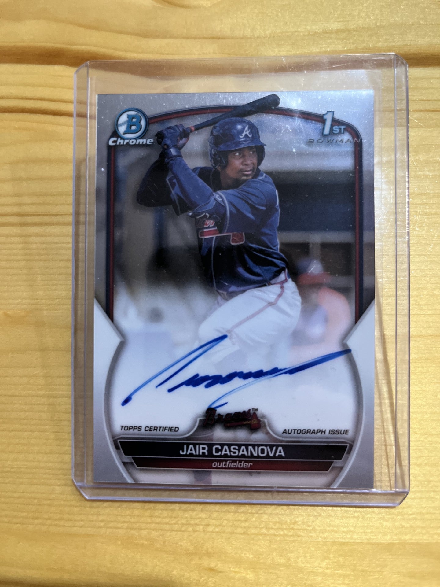 2023 Bowman Chrome Jair Casanova Auto 1st